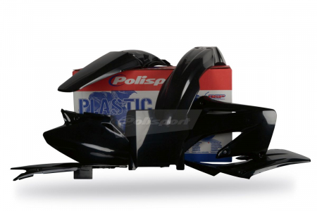 Piese moto - Kit plastice POLISPORT Negru