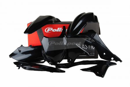 Piese moto - Kit plastice POLISPORT Negru