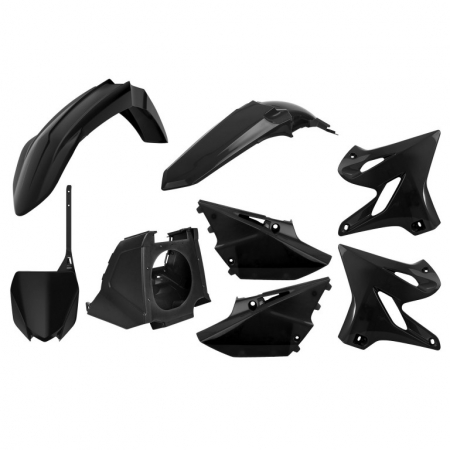 Piese moto - Kit plastice POLISPORT Negru