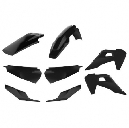 Piese moto - Kit plastice POLISPORT Negru