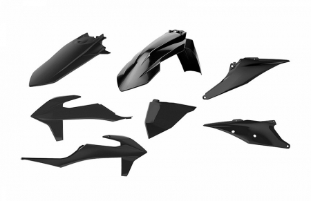 Piese moto - Kit plastice POLISPORT Negru