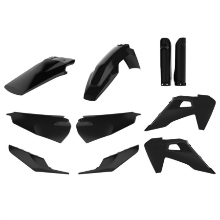 Piese moto - Kit plastice POLISPORT Negru