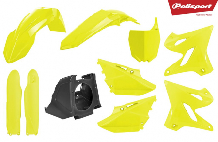Piese moto - Kit plastice POLISPORT restyling Flo yellow