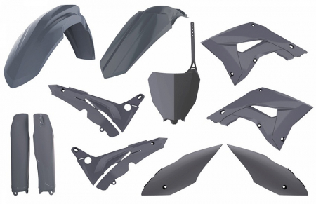 Piese moto - Kit plastice POLISPORT restyling nardo grey