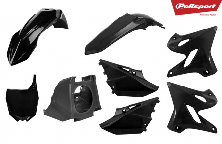 Piese moto - Kit plastice POLISPORT restyling Negru
