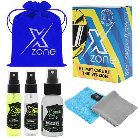 PRODUSE INTRETINERE ECHIPAMENTE - Kit Xzone Trip pentru curatare casca moto