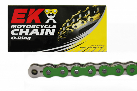 Piese moto - Lant cu O-Ring EK 520 SRO5 112 zale Verde