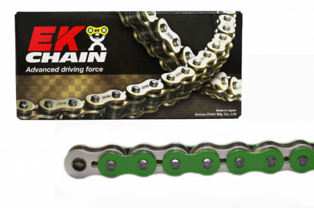 Piese moto - Lant de curse pentru motocross EK 520 MRD6 120 zale Verde