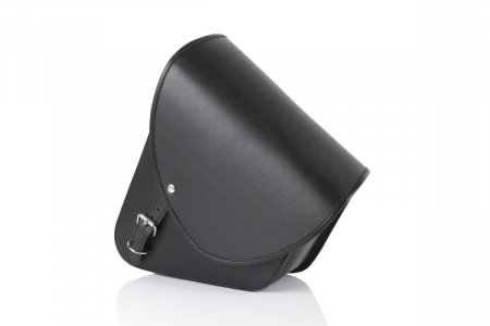Piese moto - Leather saddlebag CUSTOMACCES BARCELONA AP0005N Negru stanga