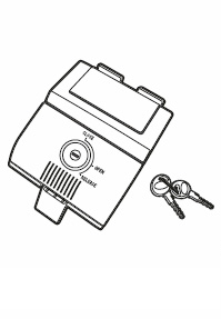 Piese moto - Locking system SHAD for SH50