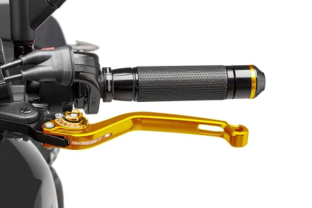 Piese moto - Maneta de ambreiaj fara adaptor PUIG 270OO lung gold/gold
