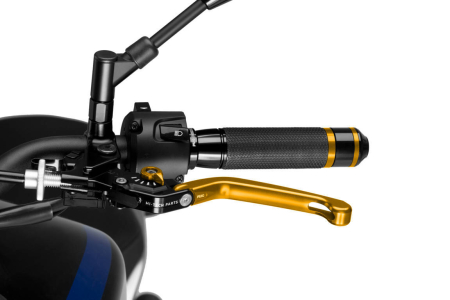 Piese moto - Maneta de ambreiaj fara adaptor PUIG 3.0 210OO foldable gold/gold