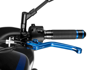 Piese moto - Maneta de ambreiaj fara adaptor PUIG 3.0 220AA lung blue/blue