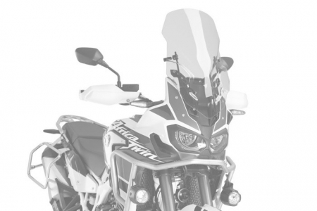 Piese moto - Manual regulation system PUIG 3714F dark smoke Touring Screen Included