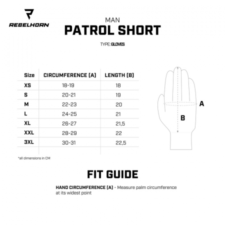 Manusi moto Rebelhorn Patrol Short [3]