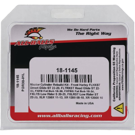 Master Cylinder Rebuild Kit All Balls Racing 18-1145 [3]