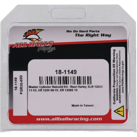 Master Cylinder Rebuild Kit All Balls Racing 18-1149 [3]