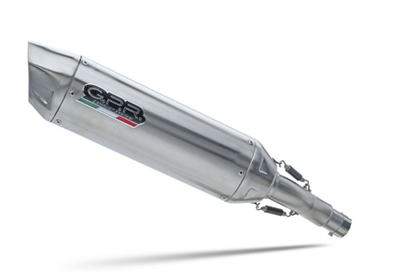 Mid-full system exhaust GPR FURORE-X INOX E4.D.132.CAT.FXSC Matte Black including removable db killer and catalyst [1]