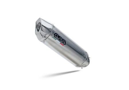 Piese moto - Mid-full system exhaust GPR FURORE-X INOX E4.D.132.CAT.FXSC Matte Black including removable db killer and catalyst