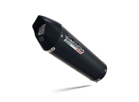 Piese moto - Mid-full system exhaust GPR NEW GRAND PRIX EVO BLACK TITANIUM E4.D.132.CAT.GPAN.BLT Titanium Matte Black including removable db killer and catalyst