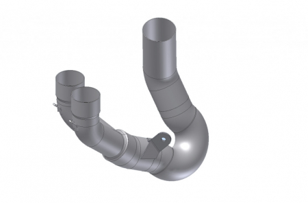 Piese moto - No-kat pipe MIVV D.045.C1