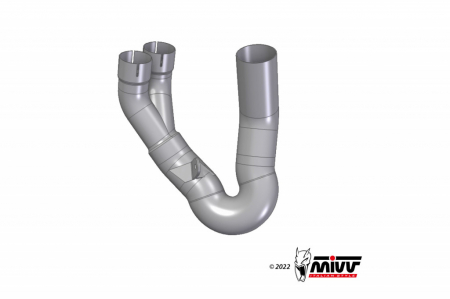 Piese moto - No-kat pipe MIVV D.049.C1 (compatible with both MIVV and original silencers)