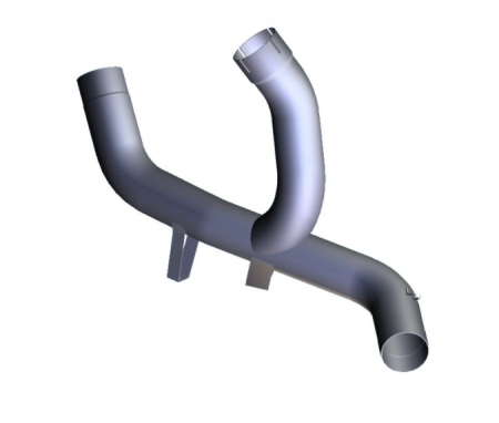 Piese moto - No-kat tube MIVV DOUBLE GUN D.037.C1 otel inoxidabil