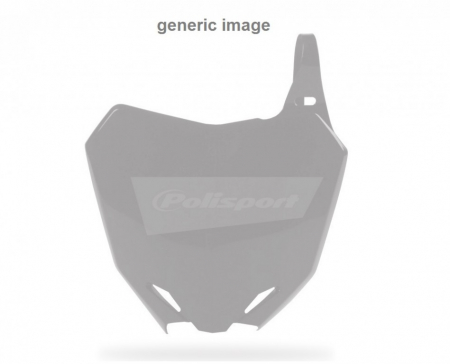 Piese moto - Number Plate POLISPORT 8666100004 Yellow Fluo