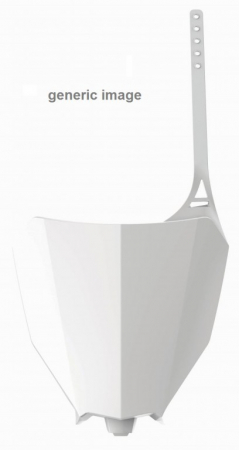 Piese moto - Number Plate POLISPORT 8667200005 Galben