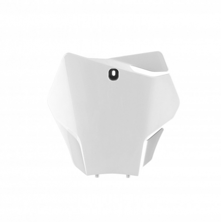 Piese moto - Number Plate POLISPORT Alb