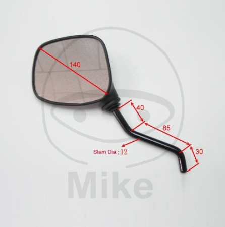 Oglinda retrovizoare JMP ZR 3853 Negru dreapta [1]