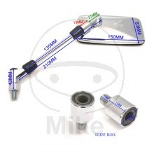 Piese moto - Oglinda retrovizoare JMT ZR 1691 Cromat stanga