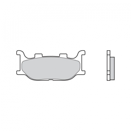 Placute de frana fata - Placute de frana BREMBO 07YA34SA