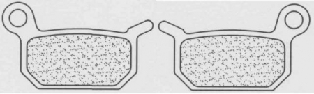 Piese moto - Placute de frana CL BRAKES 1128 MX10 (XC7)