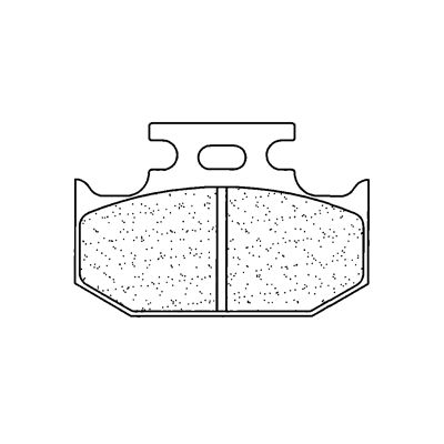 Piese moto - Placute de frana CL BRAKES 2299 MX10 (XC7)