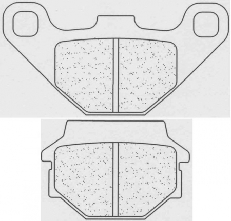 Piese moto - Placute de frana CL BRAKES 2306 MX10 (XC7)