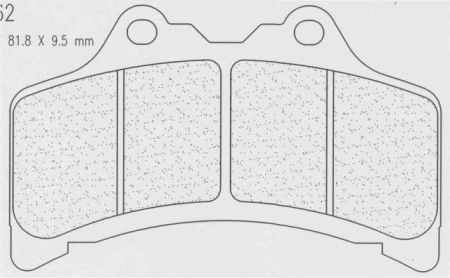 Piese moto - Placute de frana CL BRAKES 2362 A3+