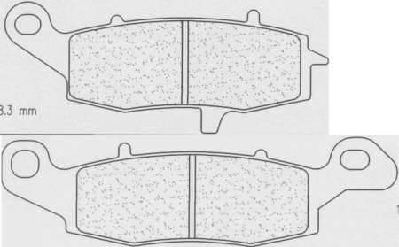 Piese moto - Placute de frana CL BRAKES 2383 XBK5
