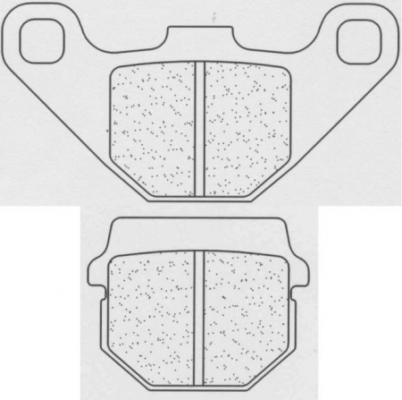 Piese moto - Placute de frana CL BRAKES 2469 MX10 (XC7)
