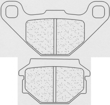 Piese moto - Placute de frana CL BRAKES 2472 RX3