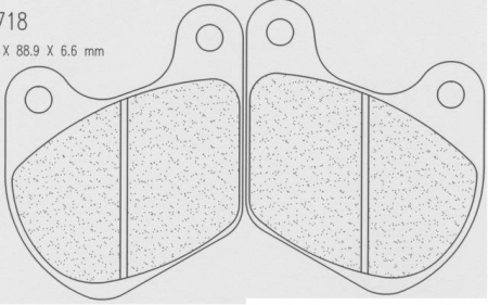 Piese moto - Placute de frana CL BRAKES 2718 A3+