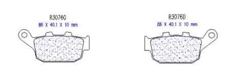 Piese moto - Placute de frana CL BRAKES 3076 MSC