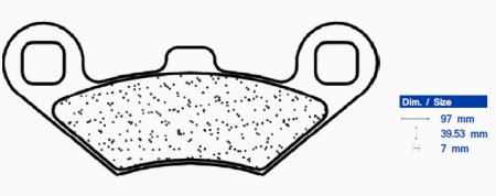 Piese moto - Placute de frana CL BRAKES 3105 MSC