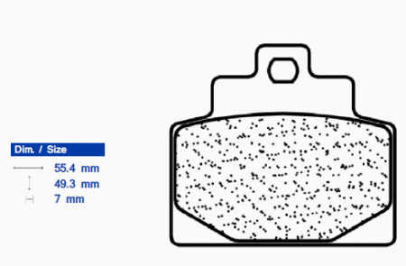 Piese moto - Placute de frana CL BRAKES 3109 MSC