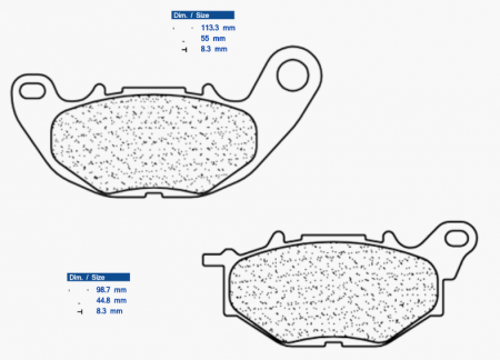 Piese moto - Placute de frana CL BRAKES 3114 MSC