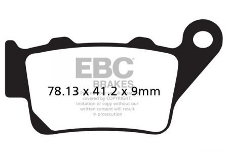 Piese moto - Placute de frana EBC EPFA208HH