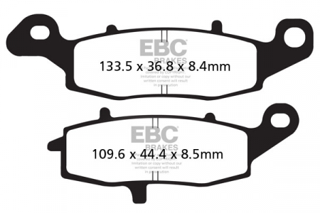 Piese moto - Placute de frana EBC EPFA231HH