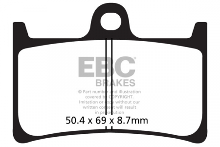Piese moto - Placute de frana EBC EPFA252HH