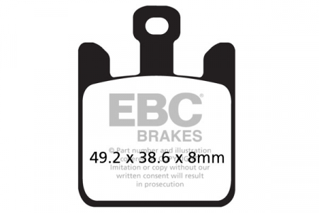 Piese moto - Placute de frana EBC FA369/4HH