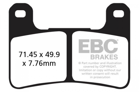 Piese moto - Placute de frana EBC EPFA379HH